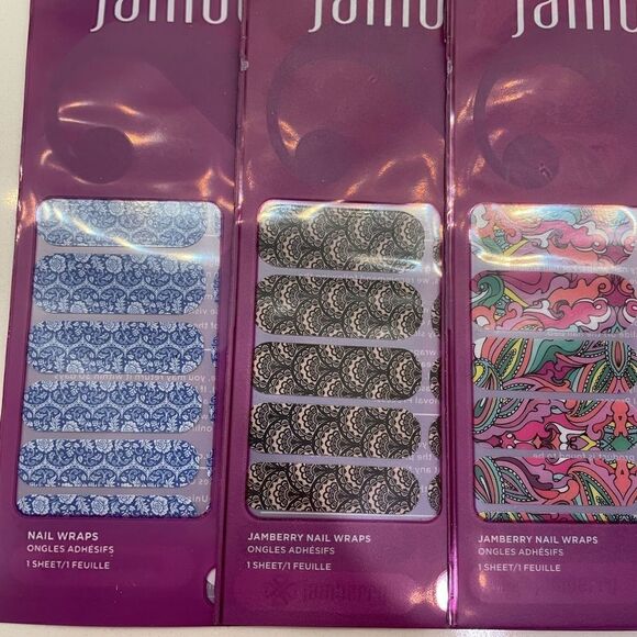 Jamberry Nails Lot of 5 full sets - Picture 2 of 7